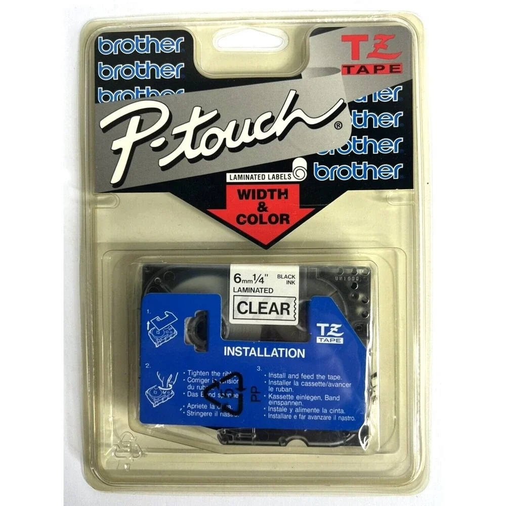 Brother P-touch Labels TZ-111 1/4
